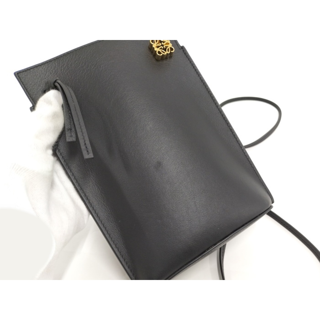 LOEWE - LOEWE ダイスポケット ショルダーバッグ レザー LOEWE - LOEWE ダイスポケット ショルダーバッグ レザー