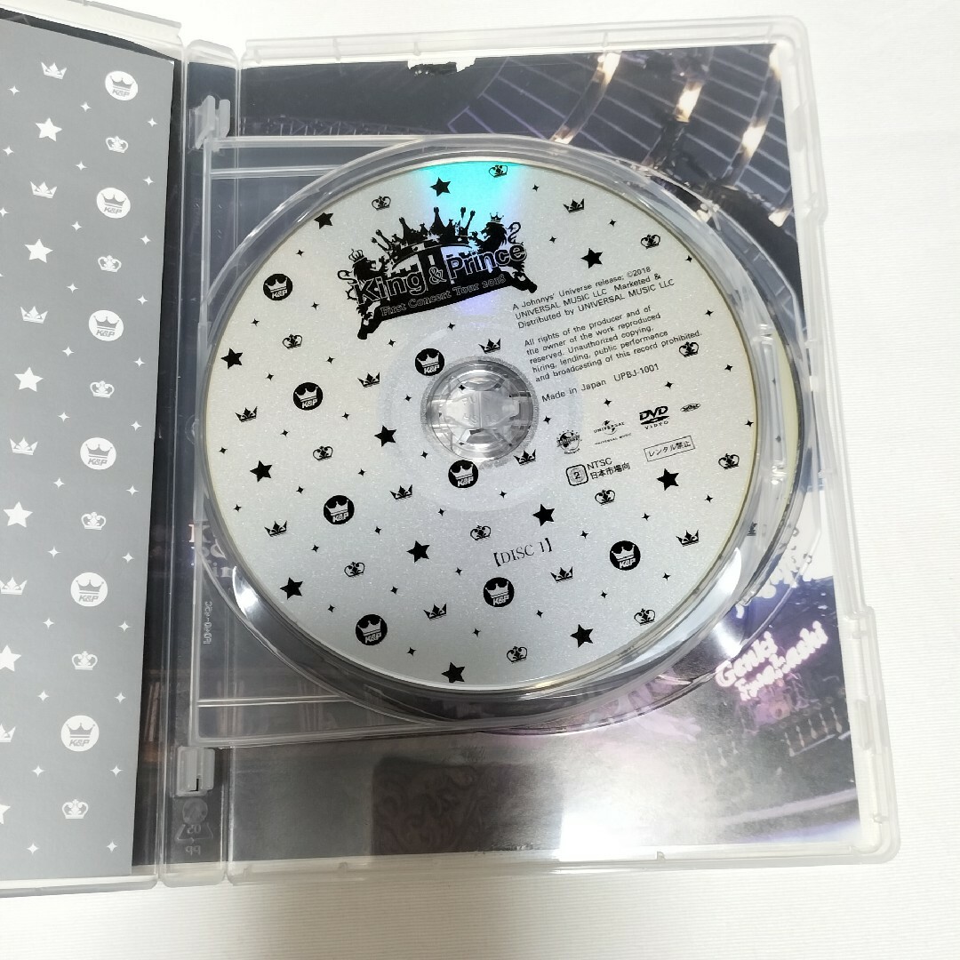 King & Prince(キングアンドプリンス)のキンプリ/1st コンサートツアー 2018　通常盤DVD　中古 エンタメ/ホビーのDVD/ブルーレイ(ミュージック)の商品写真