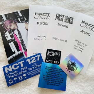 NCT127　ポップアップストア テヨンフォトカード4枚セット