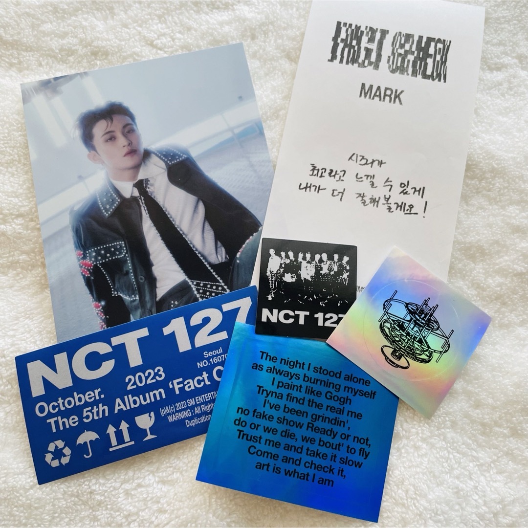 ジェヒョン NCT127 FACT CHECK 不可思議展 MD 購入者 トレカ-