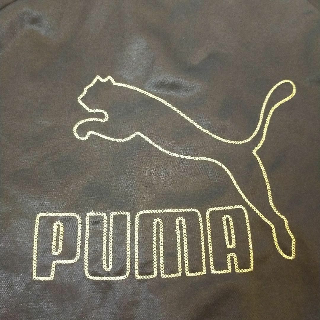 PUMA(プーマ)のPUMA　プーマ　ジャージ　黒金　ブラック　ゴールド　M　上　レディース　長袖 レディースのトップス(その他)の商品写真