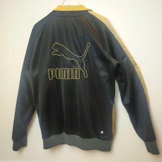 プーマ(PUMA)のPUMA　プーマ　ジャージ　黒金　ブラック　ゴールド　M　上　レディース　長袖(その他)