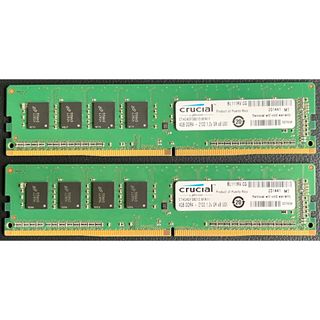 クルーシャル(crucial)の【crucial】RAM 4GB×2  [DDR4 PC4-17000](PCパーツ)