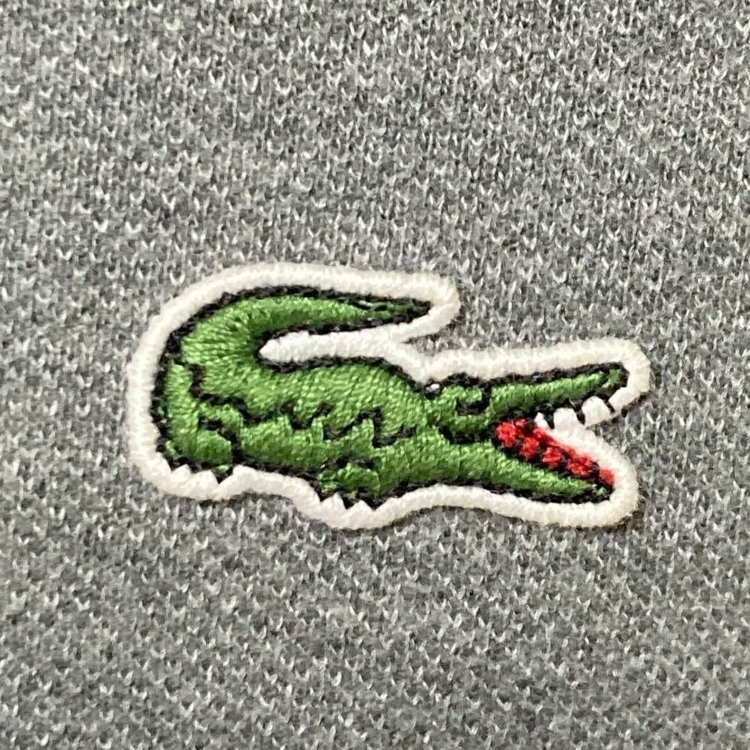 【完売品】美品 LACOSTE ピケダウンジャケット ワニロゴ 刺繍 Sサイズ