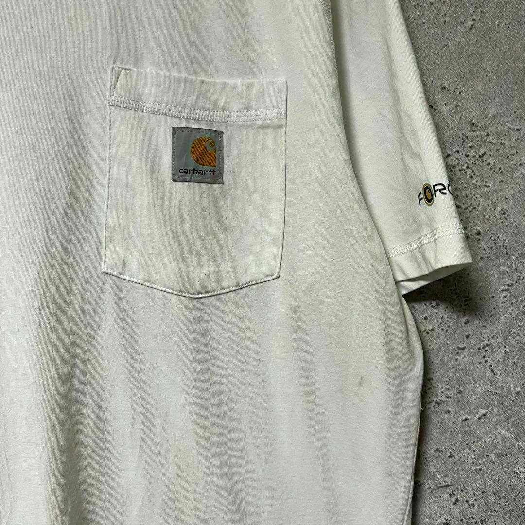 Carhartt カーハート Tシャツ 半袖 ワンポイント 胸ポケット M 4