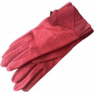 シーバイクロエ(SEE BY CHLOE)の新品♡カシミヤ ウール ナイロン レッド 赤 手袋 ニット(手袋)