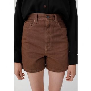 マウジー(moussy)の【moussy】ハイウエストショートパンツ(ショートパンツ)