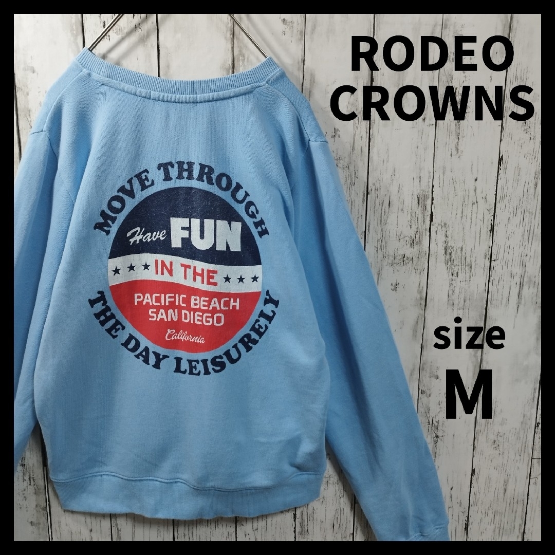 RODEO CROWNS ロデオクラウンズ レディース 白 長袖 トレーナー