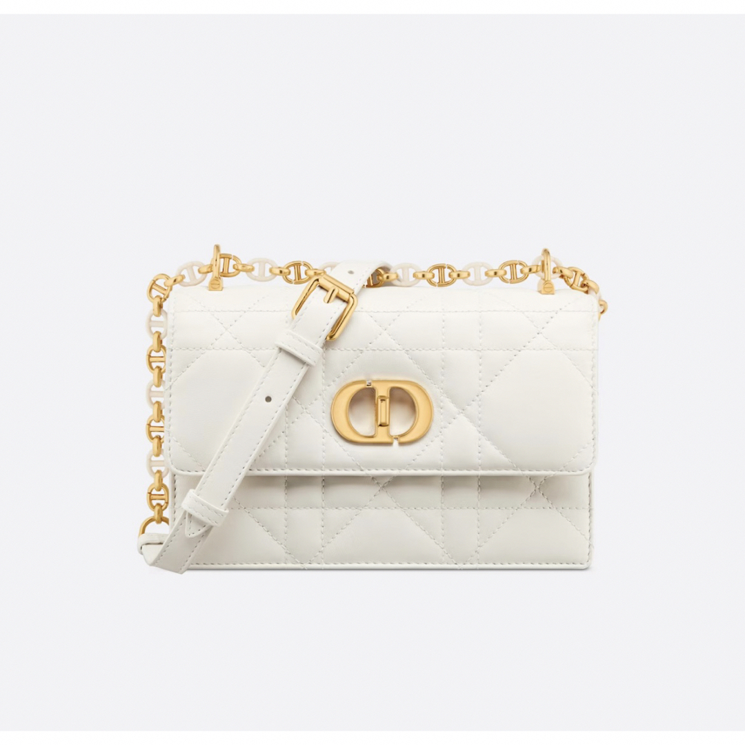 Christian Dior(クリスチャンディオール)の新品 MISS CARO ミニバッグ ショルダーバッグ ラムスキン ラテカラー レディースのバッグ(ショルダーバッグ)の商品写真