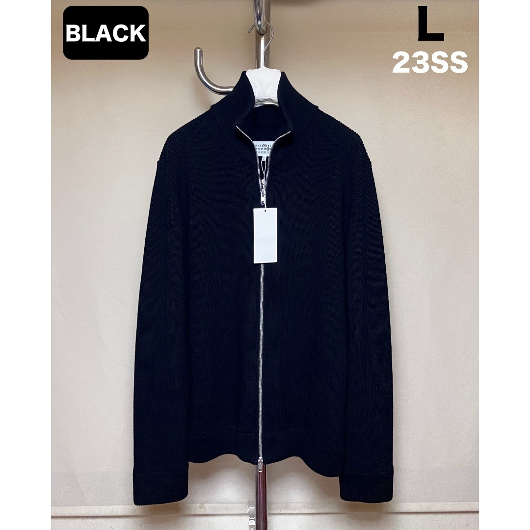 Maison Margiela（旧Maison Martin Margiela） - 新品 L 23ss マルジェラ ドライバーズニット 黒 5496