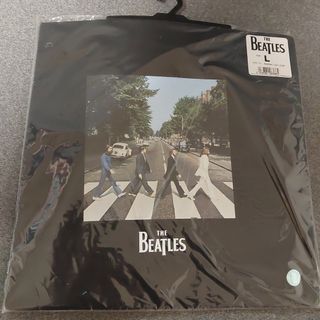 THE BEATLES - THE BEATLES ザ・ビートルズ ★アビ－ロード プリントTシャツ 黒