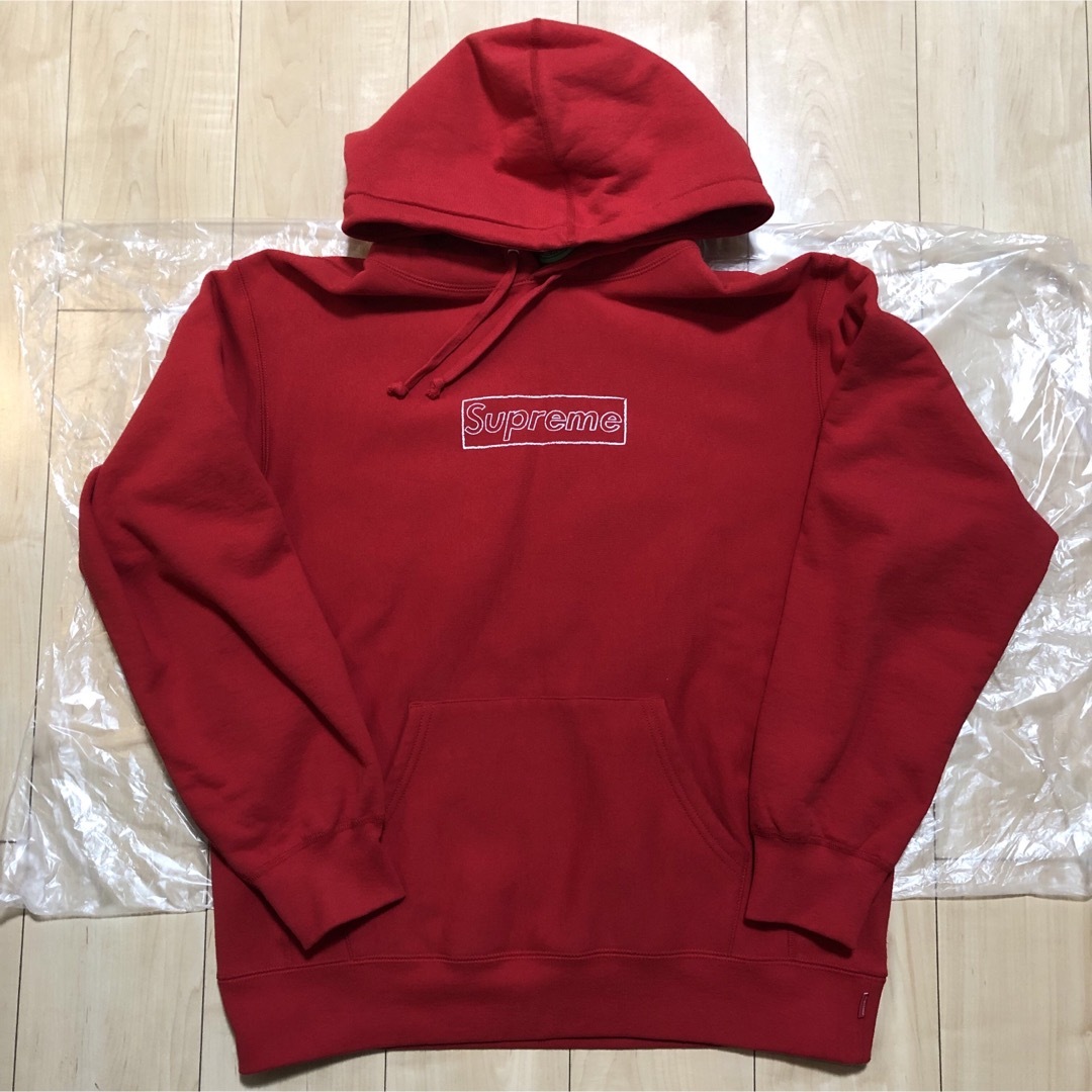 Supreme KAWS Chalk Logo Hooded