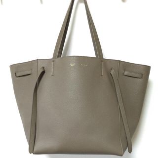 セリーヌ(celine)の美品 CELINE セリーヌ カバファントム スモール カバ トープ グレージュ(トートバッグ)