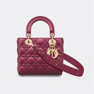 クリスチャンディオール(Christian Dior)の新品 LADY DIOR MY ABCDIOR スモールバッグ ボルドー(ハンドバッグ)