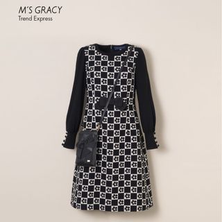 エムズグレイシー(M'S GRACY)のWEBカタログ掲載 M'S GRACY エムズグレイシー  ワンピース(ひざ丈ワンピース)