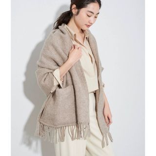 プラージュ(Plage)のプラージュ  ラプアンカンクリ　POCKET SHAWL UNI ショール(マフラー/ショール)