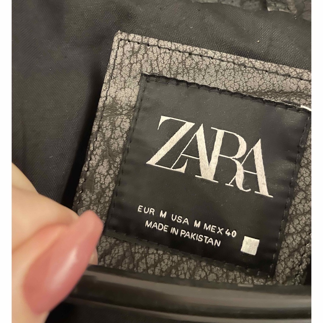ZARA - ZARAリアルレザーライダース♡未使用の通販 by Paris ZARA - ZARAリアルレザーライダース♡未使用の通販 by Paris