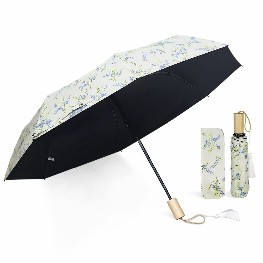 【色: 花】K I T A T U 日傘 折りたたみ傘 折り畳み傘 レディース