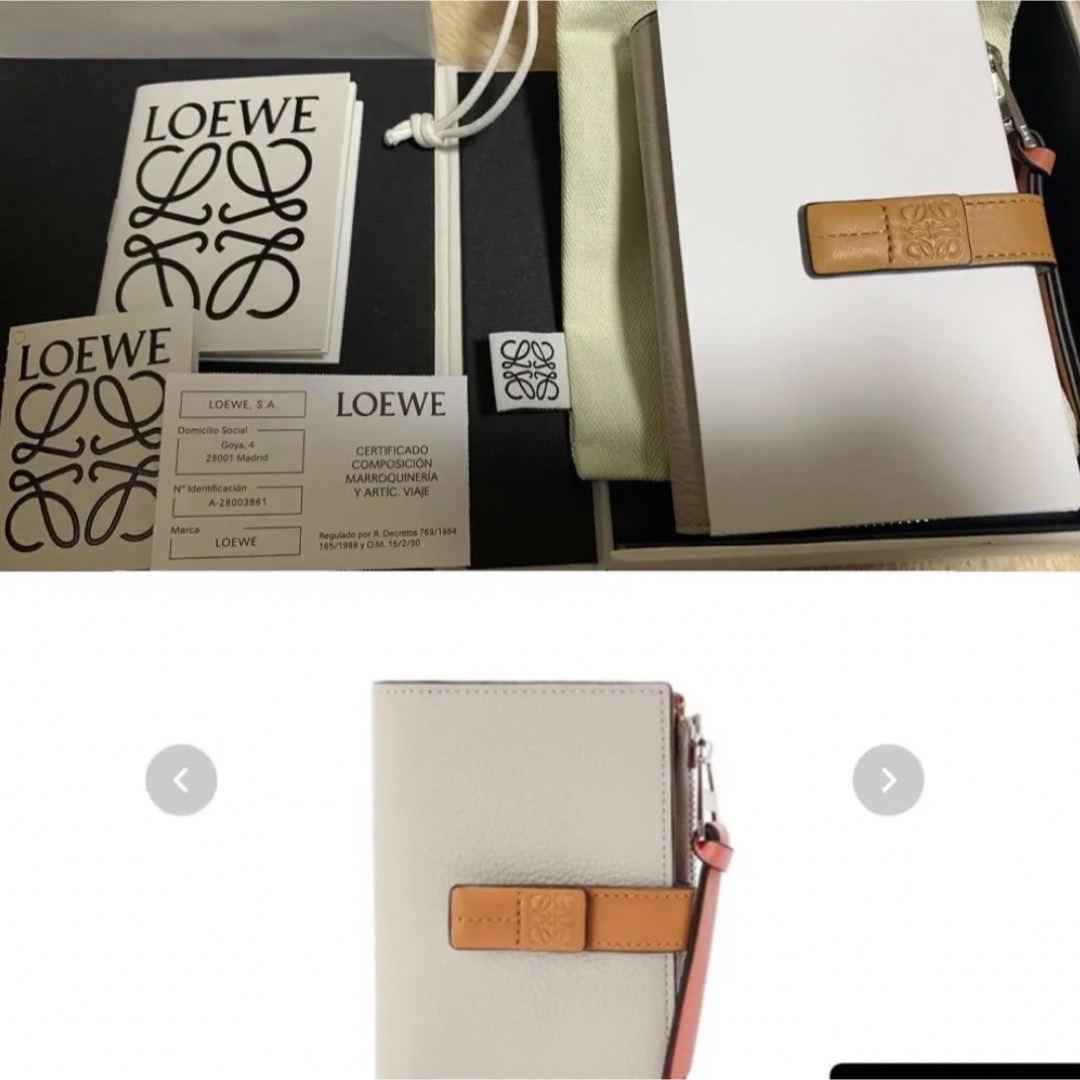 LOEWE(ロエベ)の11月2日に出品取り下げます！新品未使用ロエベ折財布 レディースのファッション小物(財布)の商品写真