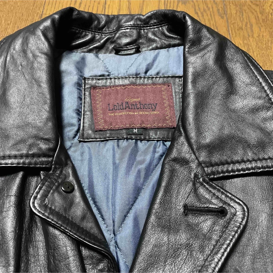 ヴィンテージ 90s 牛革 本皮 レザーコート メンズのジャケット/アウター(レザージャケット)の商品写真