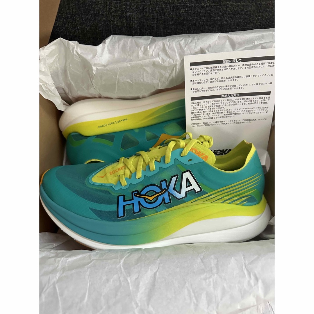 HOKA ONE ONE - ☆新品同様☆HOKA ONE ONE ホカオネオネ ロケットX 2の