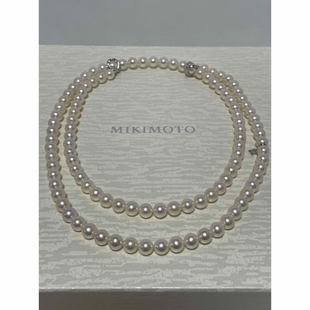 MIKIMOTO(ミキモト)のミキモト　7.5〜8㎜未満　インフィニティオペラ　ロングパールネックレス　K18 レディースのアクセサリー(ネックレス)の商品写真