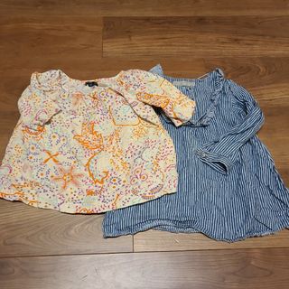 ザラキッズ(ZARA KIDS)の80　ザラ　ギャップ　長袖チュニック　ワンピース(その他)