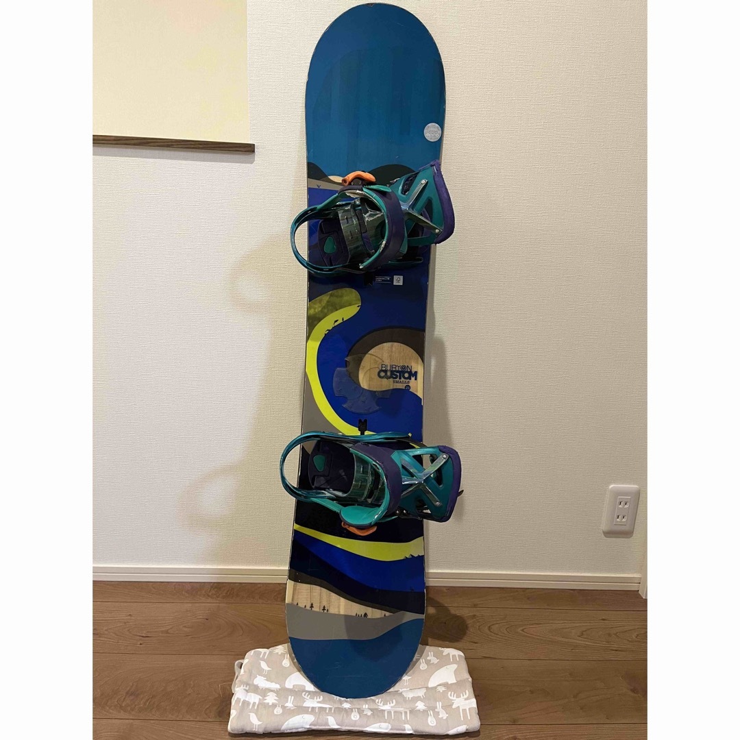 キッズ BURTON CUSTOM スノーボード /バイン 2点セット | フリマアプリ ラクマ
