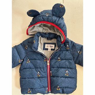 ベビーギャップ(babyGAP)のbabygap ミッキー　ダウン(ダウンジャケット)