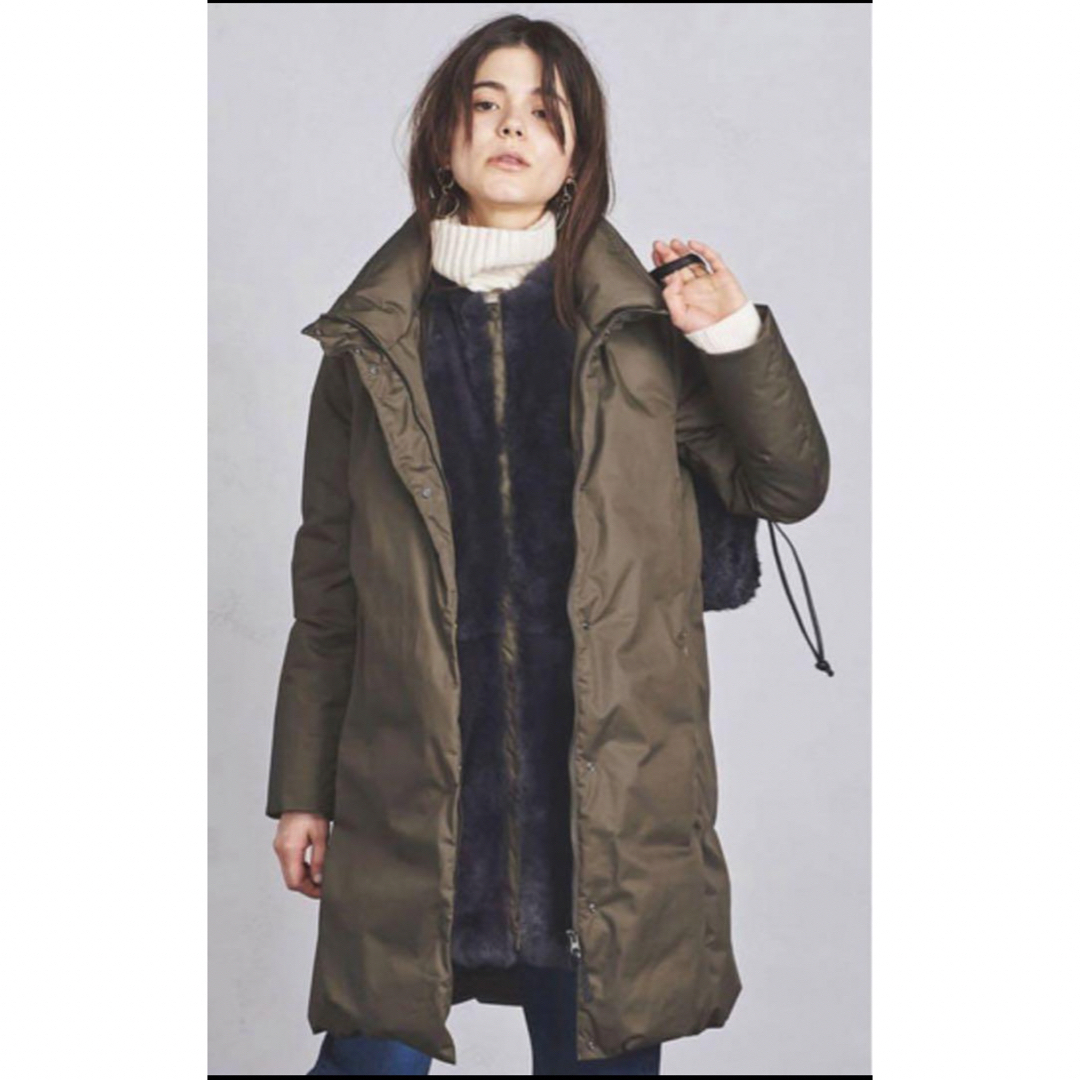 92cm肩幅【WOOLRICH】 United arrows別注コクーンコート