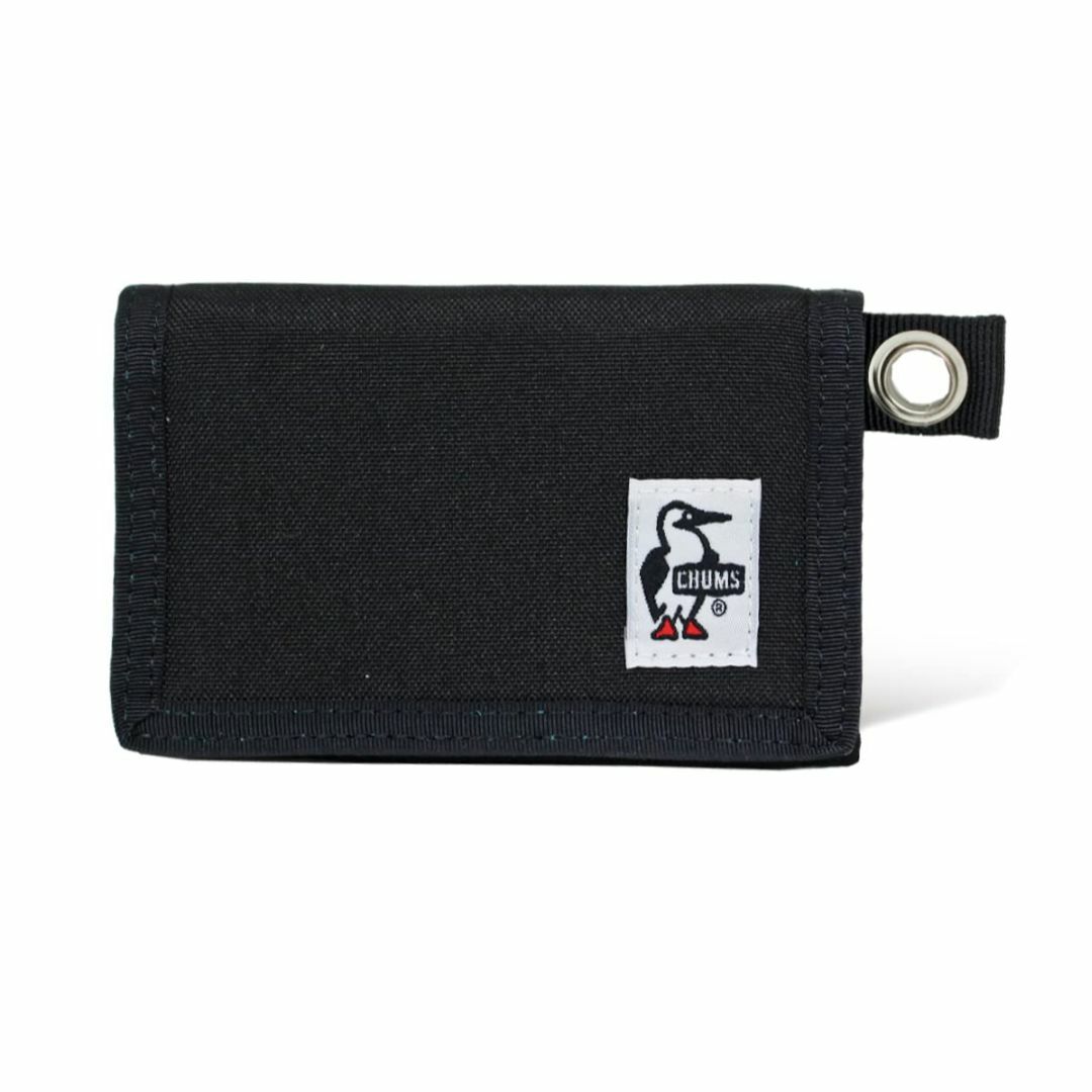 【色: K001：ブラック】チャムス リサイクルスモールウォレット 三つ折り財布