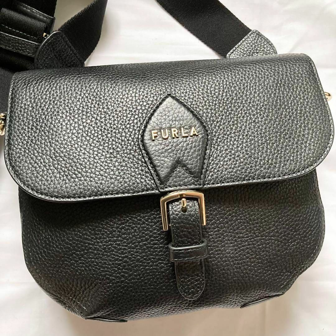 FURLA 現行品 URANIA ショルダーバッグ ブラック