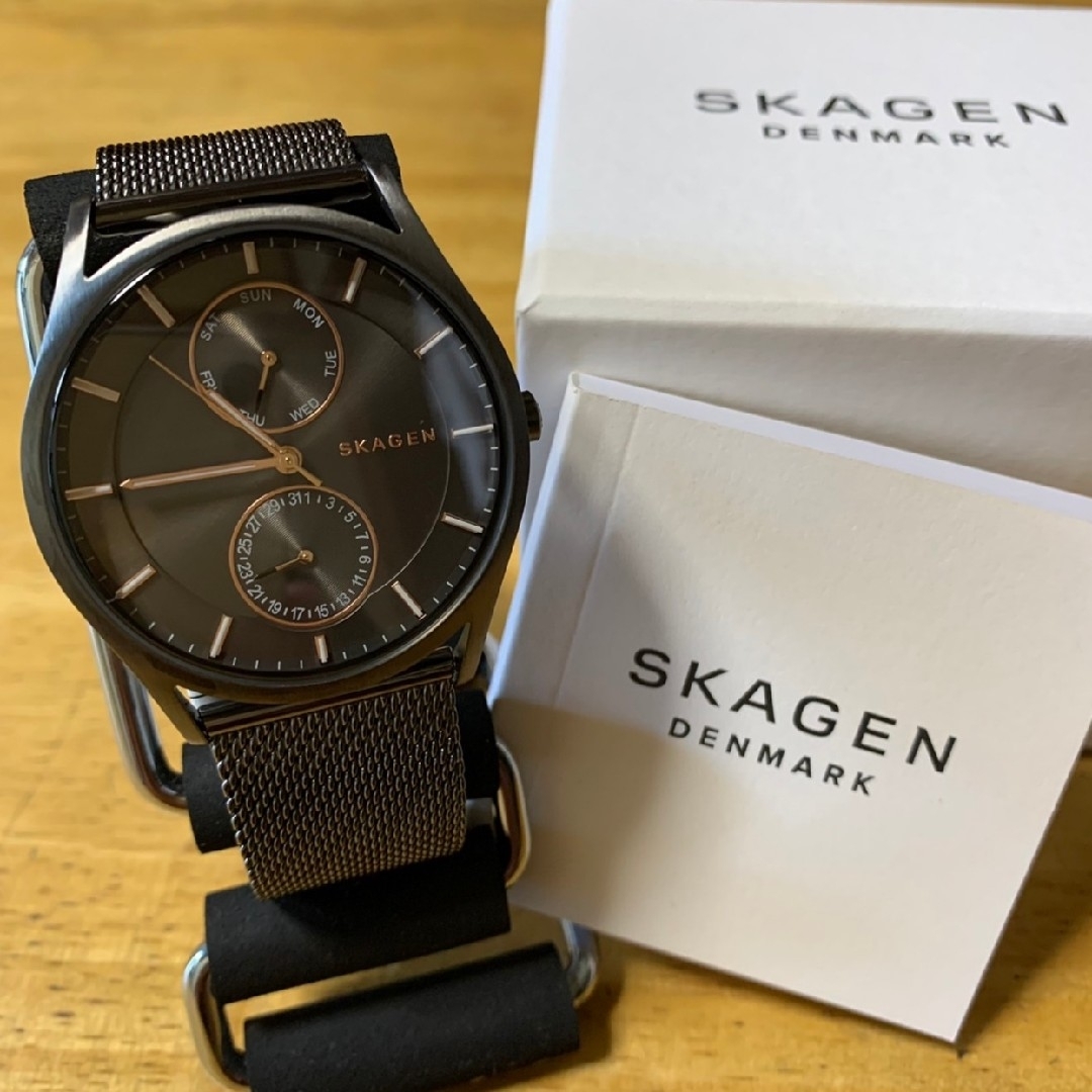 SKAGEN - 【新品】スカーゲン SKAGEN クオーツ 腕時計 SKW6180 グレー