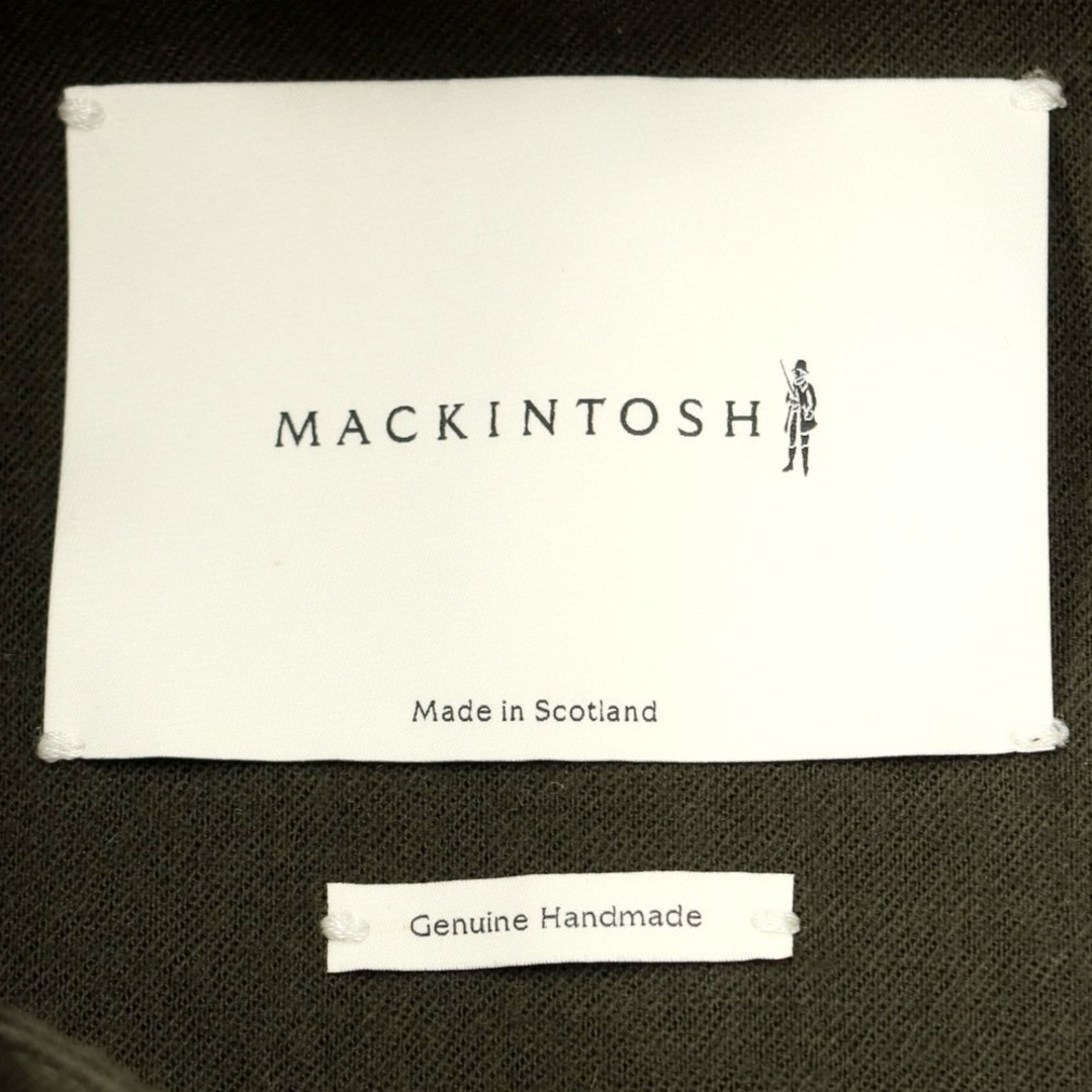 MACKINTOSH(マッキントッシュ)の【中古】マッキントッシュ Mackintosh ゴム引きウール ダブルブレストコート オリーブグリーン【サイズ32】【レディース】 レディースのジャケット/アウター(その他)の商品写真