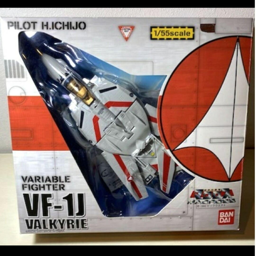 【美品】BANDAI超時空要塞マクロスバルキリー VF-1J 1/55 一条輝のサムネイル