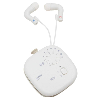 キングジム - キングジム 【新品補聴器】イヤホン型集音器 AM10 ホワイト