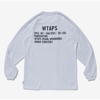 ダブルタップス(W)taps)のWTAPS FABRICATION SCREEN LS TEE WHITE(Tシャツ/カットソー(七分/長袖))