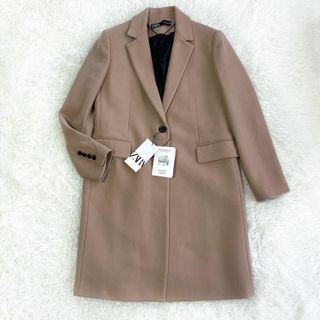 ザラ チェスターコート(レディース)(ベージュ系)の通販 73点 | ZARA