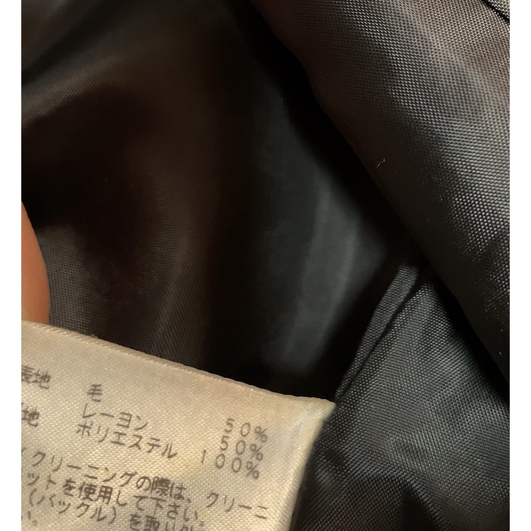 【サイズ9】春秋冬◆ブラックフォーマル◆緩やかマーメイドスカートスーツ レディースのフォーマル/ドレス(スーツ)の商品写真