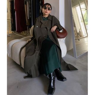 アメリヴィンテージ(Ameri VINTAGE)のameriアメリWAVE FRONT OVER COAT(ロングコート)