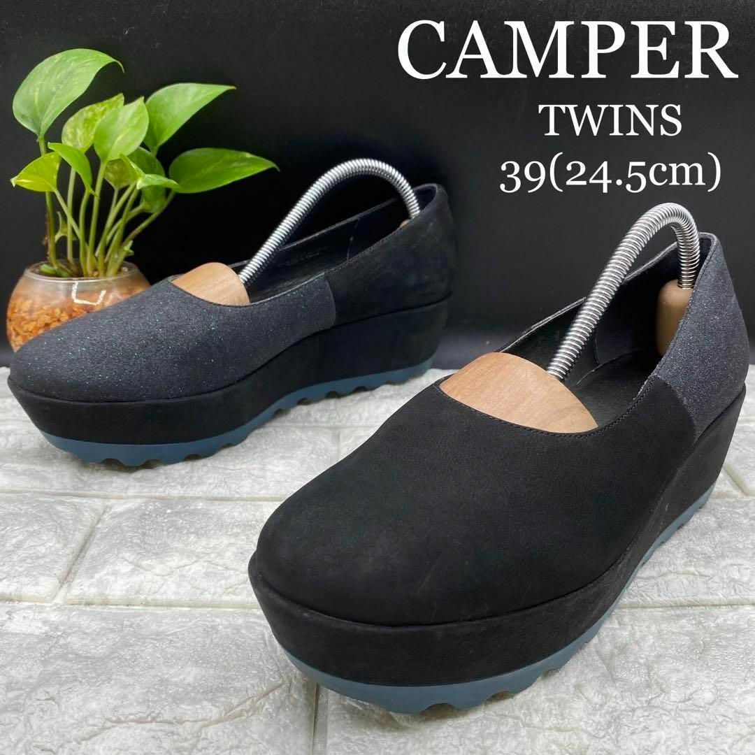 CAMPER   美品 カンペール ツインズ パンプス プラットフォーム 厚底