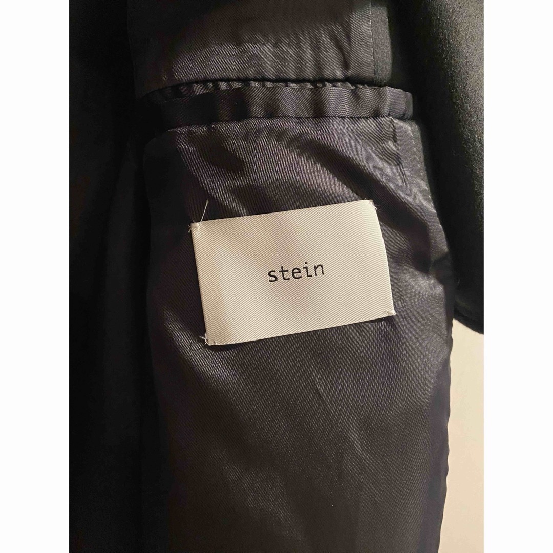 stein 21aw NO COLLAR MELTON JACKET ブラック