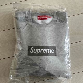 シュプリーム(Supreme)のBox Logo Crewneck  ヘザーグレー　Sサイズ(スウェット)