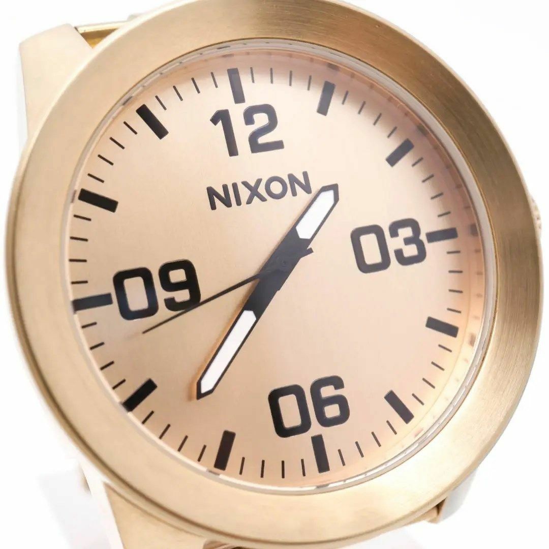 NIXON - 《希少》NIXON THE CORPORAL 腕時計 ピンクゴールド jの通販