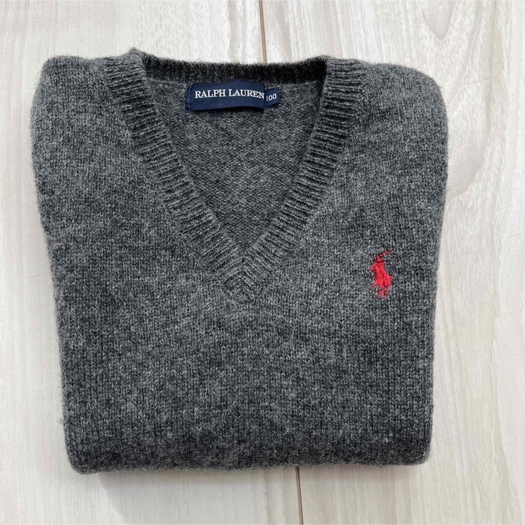 POLO RALPH LAUREN(ポロラルフローレン)の【美品)ラルフローレン　ベスト キッズ/ベビー/マタニティのキッズ服男の子用(90cm~)(ニット)の商品写真