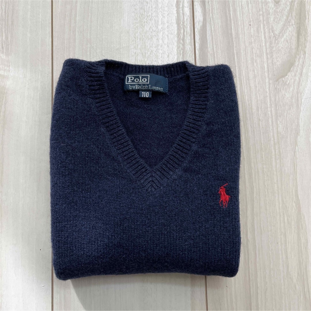 POLO RALPH LAUREN(ポロラルフローレン)の【美品】ラルフローレン　ベスト キッズ/ベビー/マタニティのキッズ服男の子用(90cm~)(ニット)の商品写真