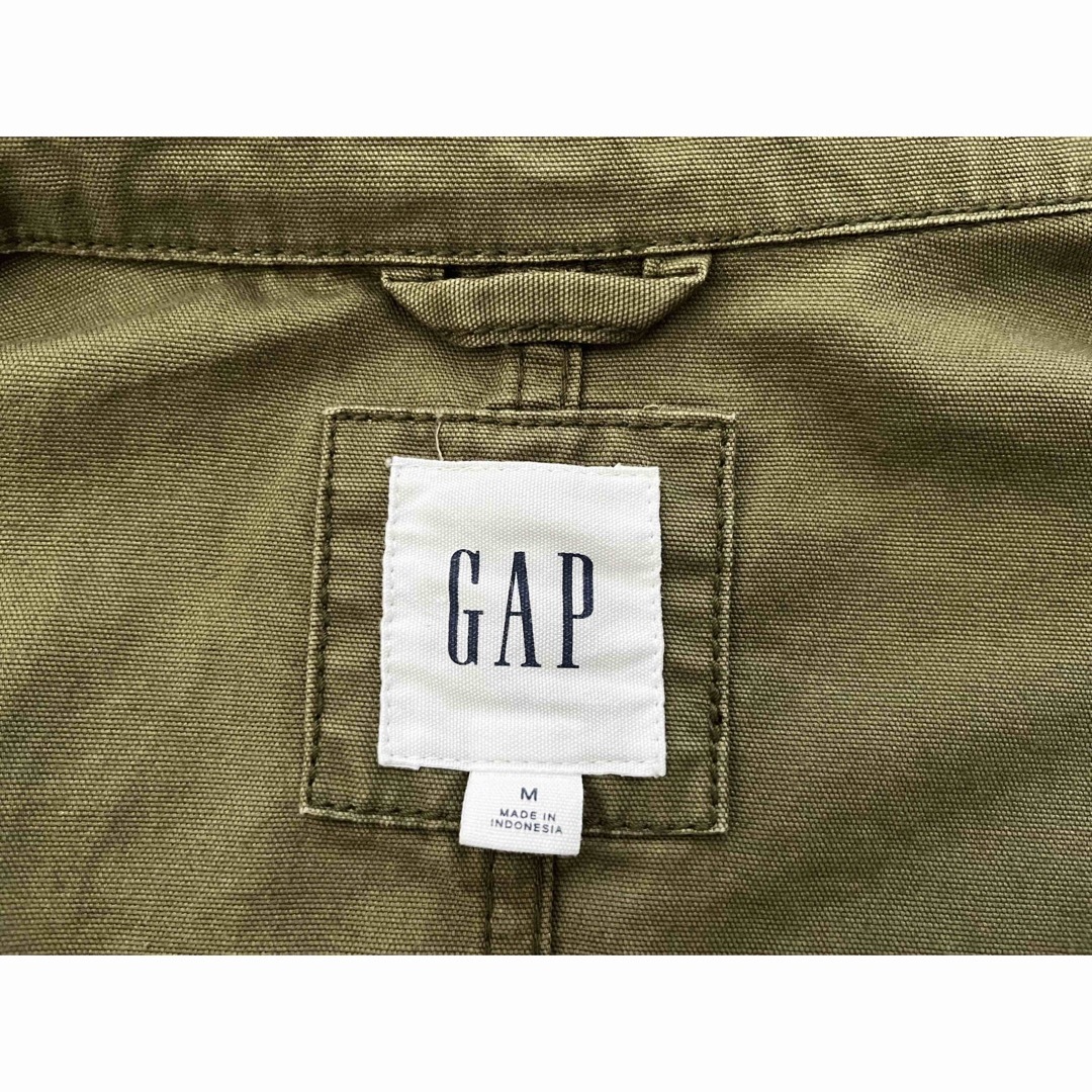 GAP(ギャップ)のGAP ギャップ　カバーオール　ワークジャケット　オリーブ　M メンズのジャケット/アウター(カバーオール)の商品写真