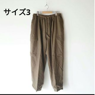 COMOLI - 新品 タグ付き comoli KHAKI 縮絨ウール 6Pパンツ サイズ3の