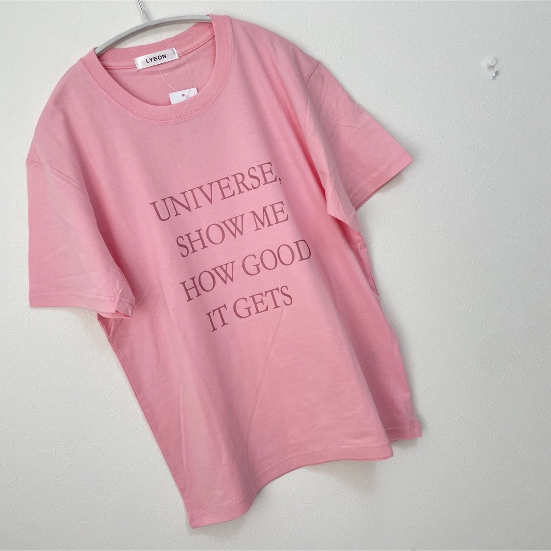 LYON(リヨン)のリヨン　メッセージロゴTシャツ レディースのトップス(Tシャツ(半袖/袖なし))の商品写真