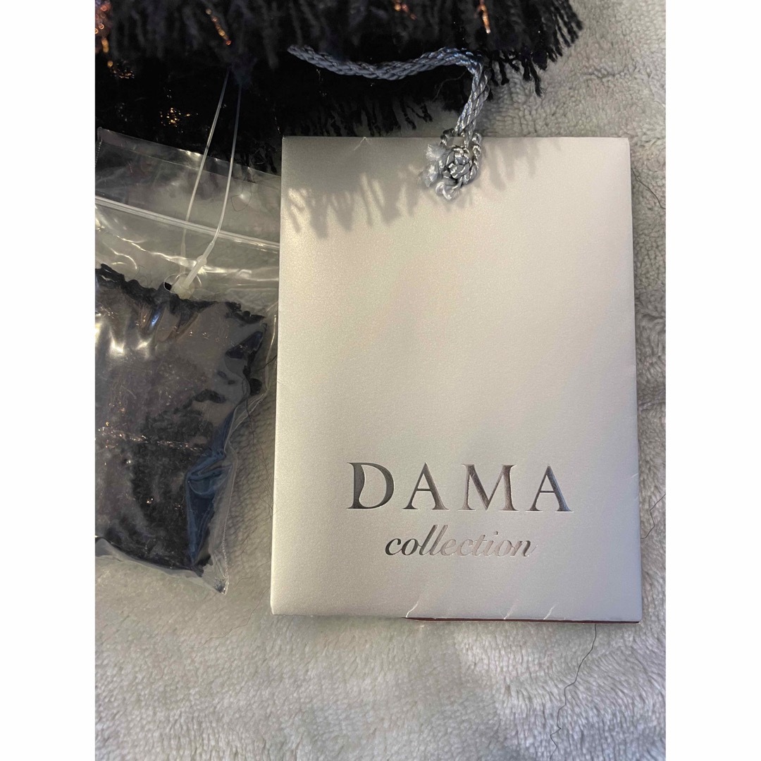 DAMA  ツイードコート　7号サイズ レディースのジャケット/アウター(ロングコート)の商品写真